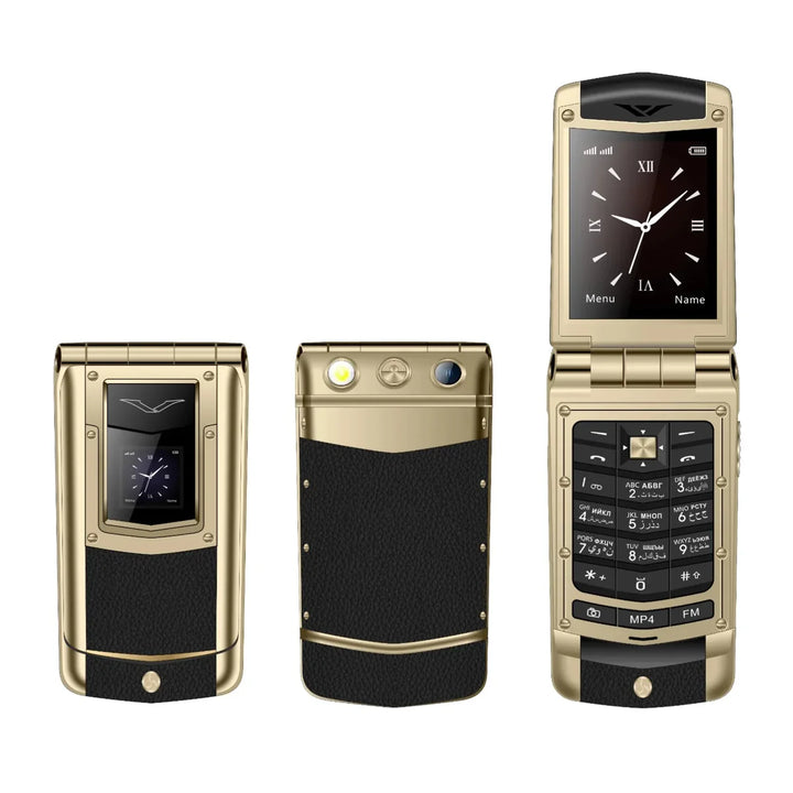Ver-tu V77 Premium Luxury Flip Phone – Flip Mobile Keypad