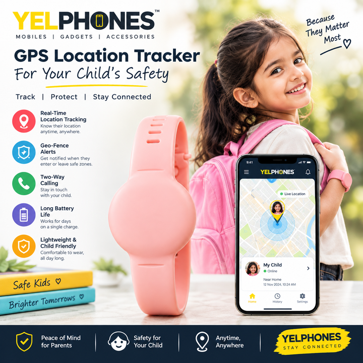 YELPHONES Kids GPS Location Tracker