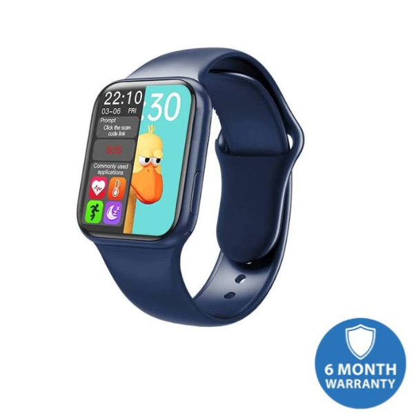 Yelphones Generic smart watch with WiFi GPS 4G S6 Smartwatch (Blue Strap, Free Size)