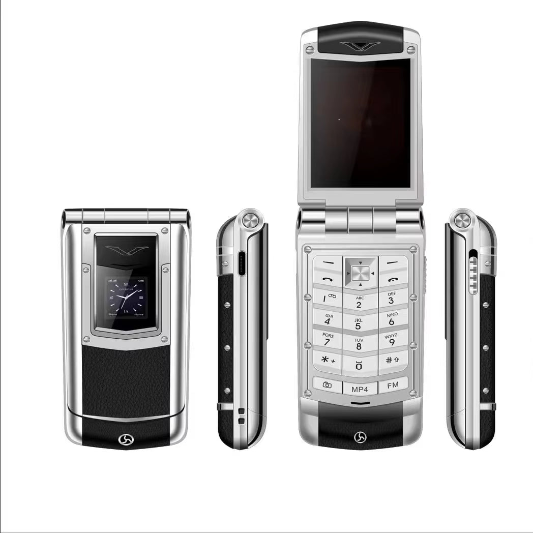 Ver-tu V777 Premium Luxury Flip Phone – Flip Mobile Keypad
