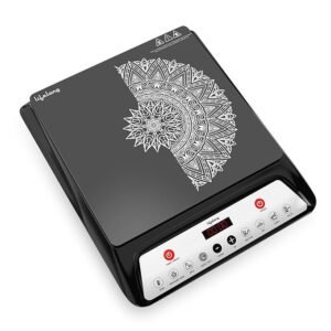 Yel-1800 Watt Induction Stove With Surge Protection, Electric Induction, 7 Preset Indian Menu Options, Auto Shut Off&Temperature Control with Voltage Protection, 1 Year Manufacturer's Warranty